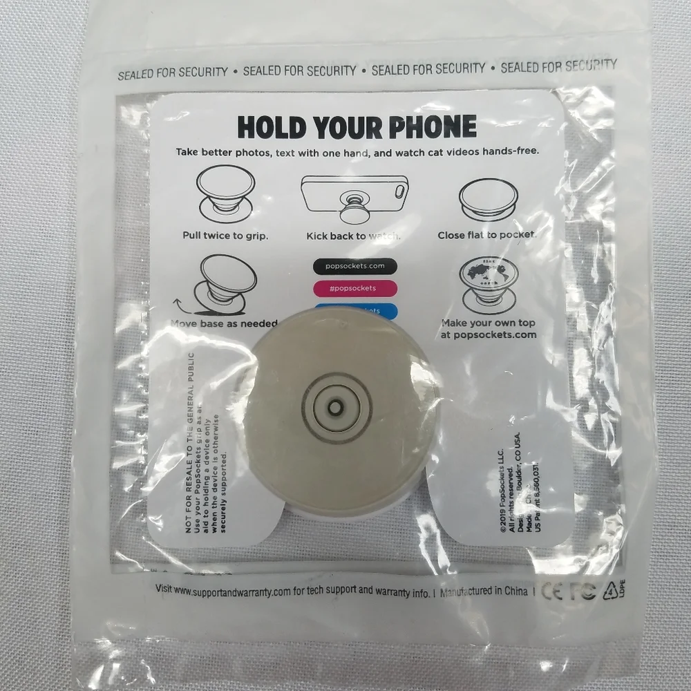 Poshmark Pop Socket Poshmark Logo White New in Package